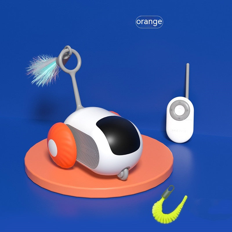 Interactive Cat Toy – Remote Control Plastic Car for Engaging Cat Play