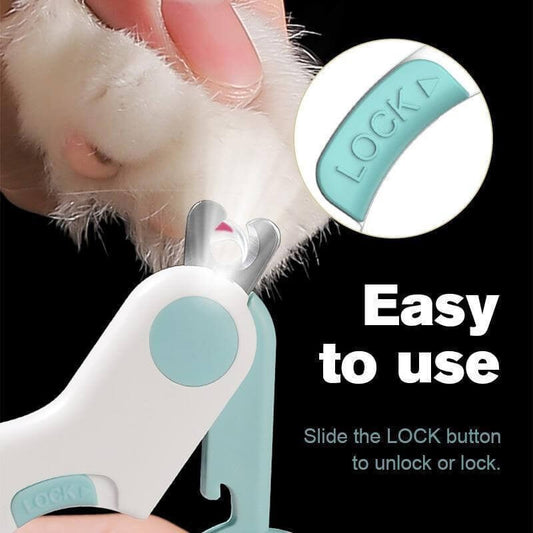 LED Pet Nail Clippers – Ergonomic Scissor Style Clippers With LED Light
