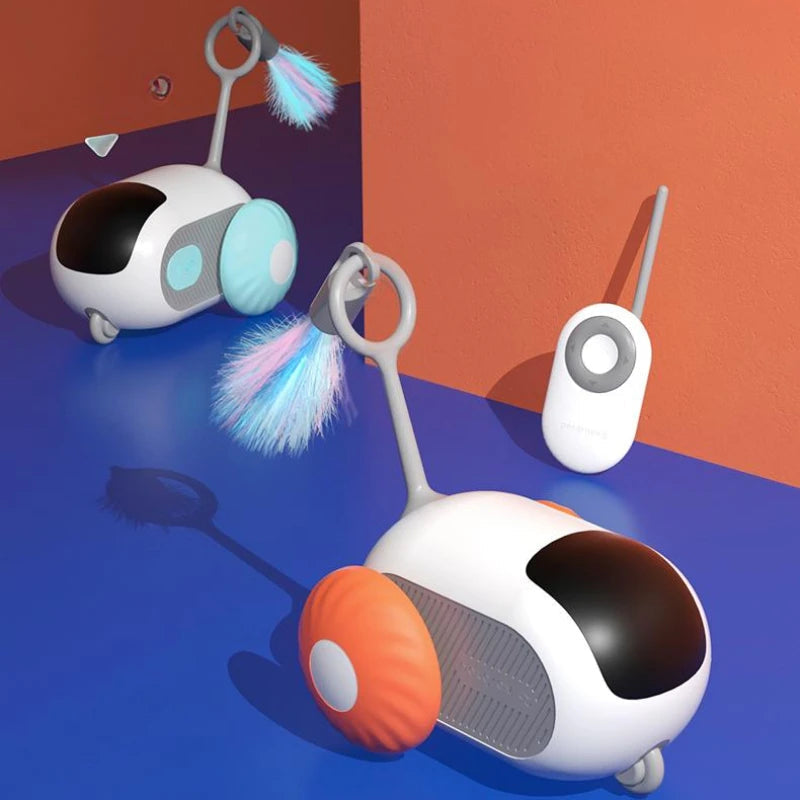 Interactive Cat Toy – Remote Control Plastic Car for Engaging Cat Play