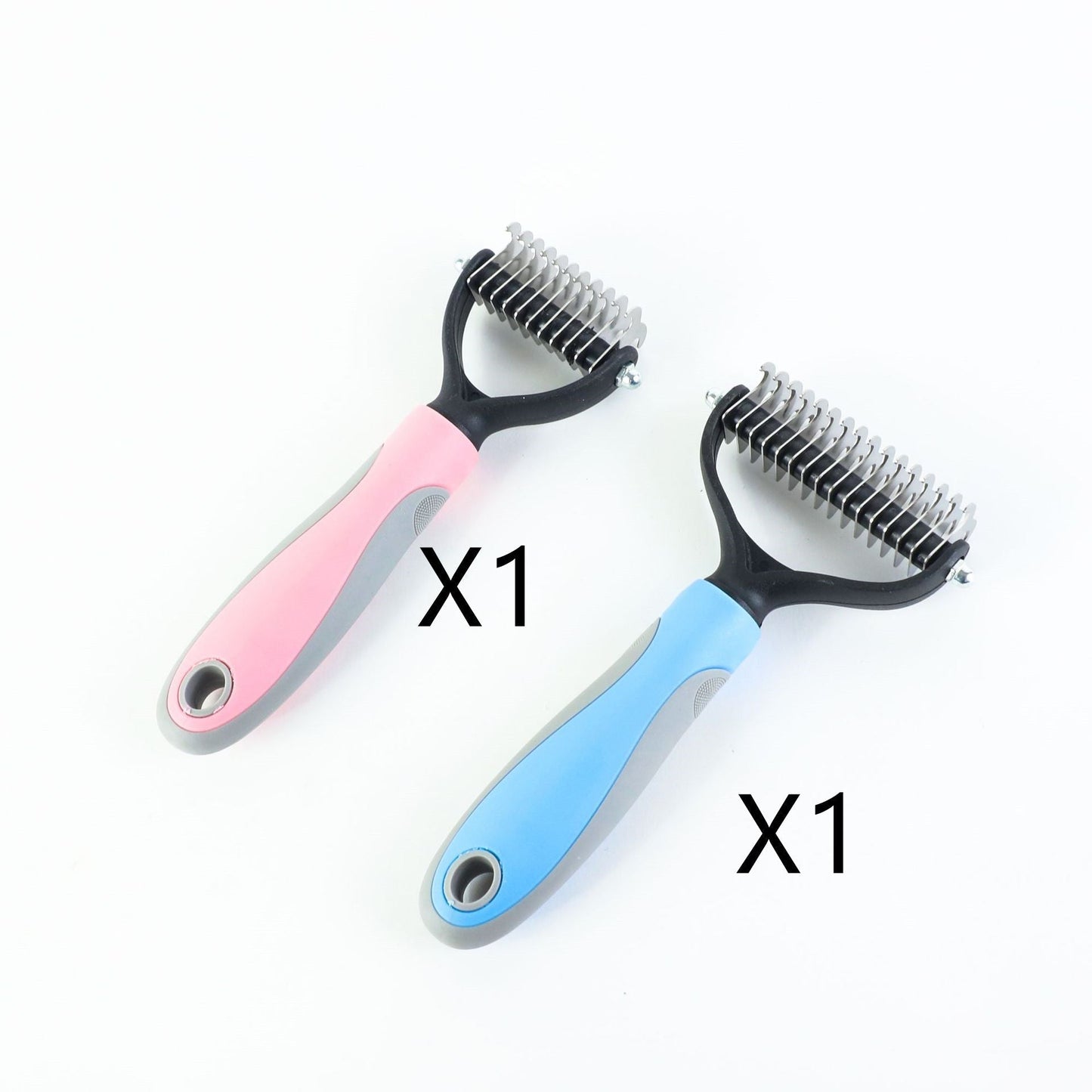 Pet Hair Removal Comb – Self Cleaning Brush | Deshedding Grooming Tool For Cats & Dogs