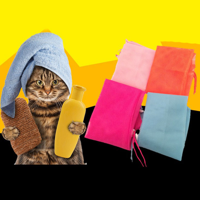 Cat Grooming Bag – Multifunctional Mesh Wash & Pet Nail Trimming Pouch