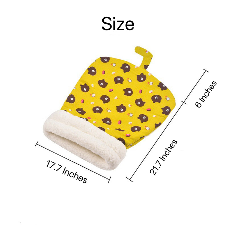 Cat Sleeping Bag - Cozy Indoor Cat Cave with Plush Pet Bed in 3 Colors