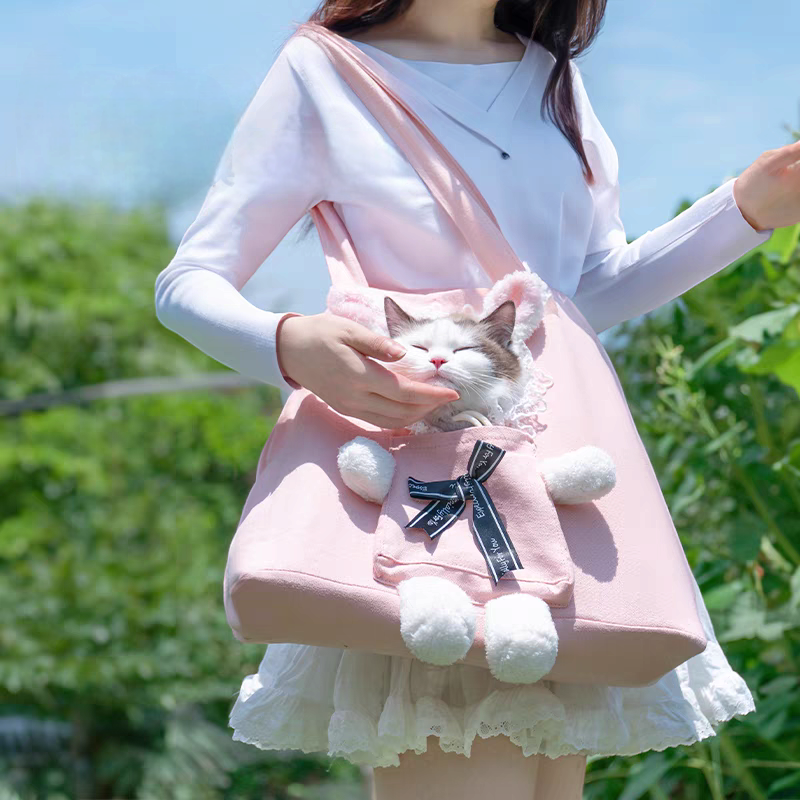 Small Pet Carrier Bag - Portable Dog Cat Travel Tote With Breathable Comfort