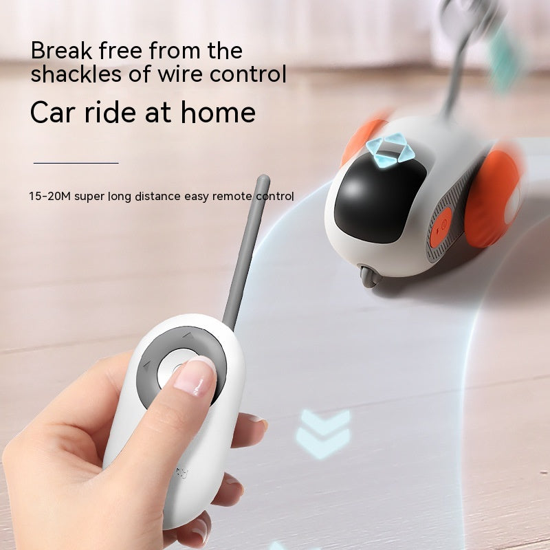 Interactive Cat Toy – Remote Control Plastic Car for Engaging Cat Play