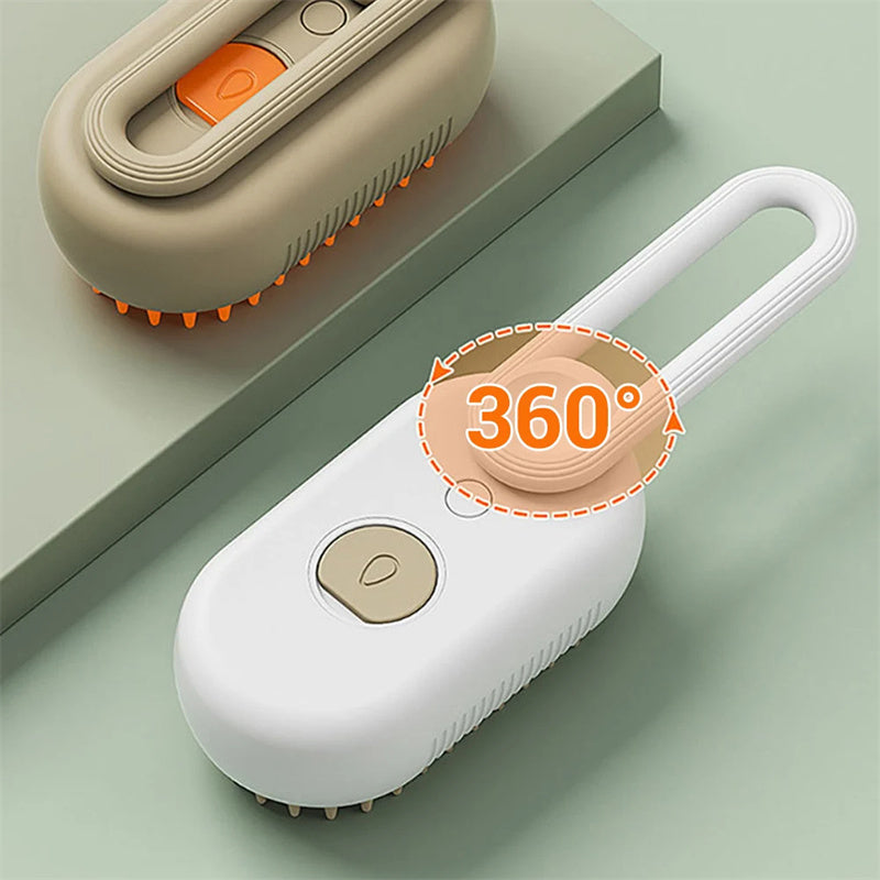 Pet Grooming Brush – Ergonomic Deshedding Brush & Fur Removal Comb for Pet Care
