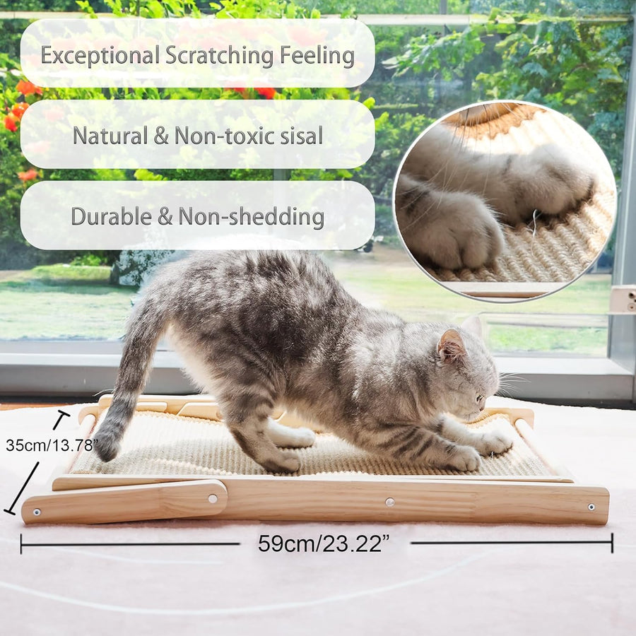 Cat Sisal Chair - Durable Rocking Cat Furniture With Natural Scratch Resistant Material