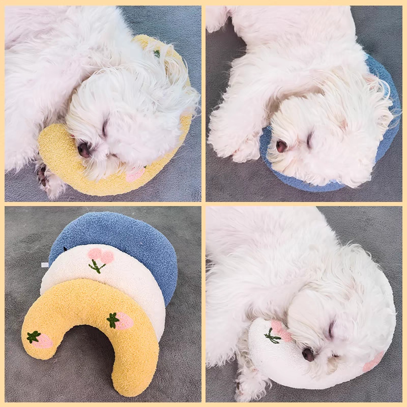 Soft Sleeping Pillow - Cozy Pet Bed | Comfortable Plush Cushion for Cats & Dogs