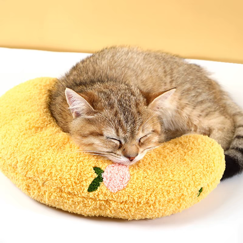 Soft Sleeping Pillow - Cozy Pet Bed | Comfortable Plush Cushion for Cats & Dogs