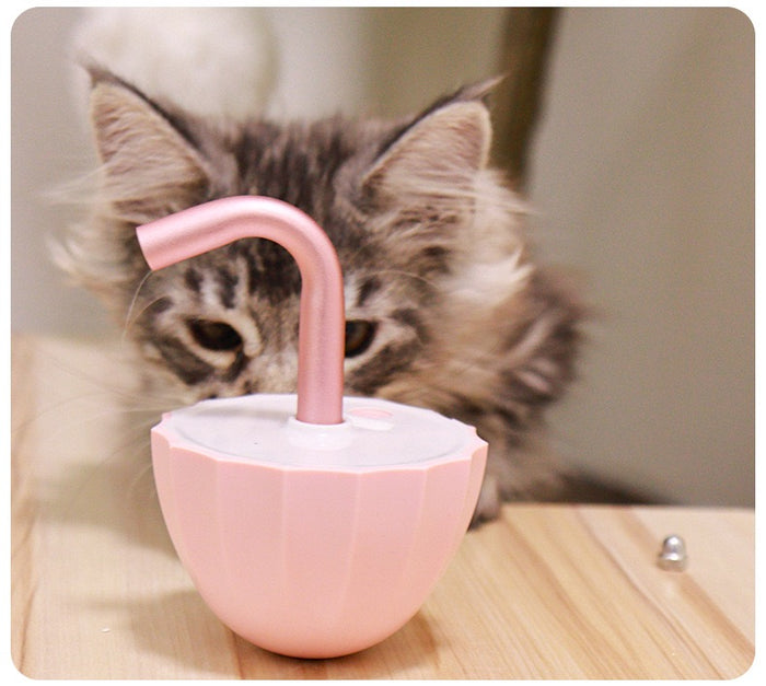 Automatic Cat Laser Toy - Tumbler Style Rotating Laser Pointer for Feline Entertainment