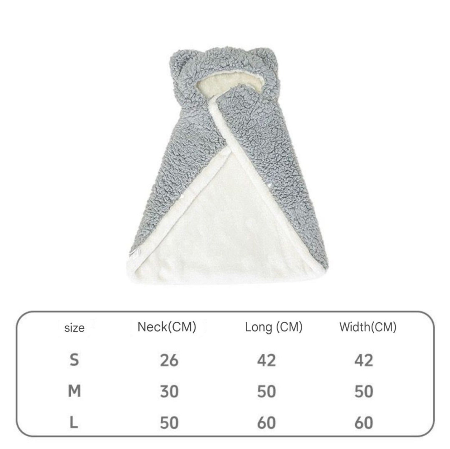 Pet Cape Blanket - Adjustable, Breathable Dog Blanket With Strap For Small Pets