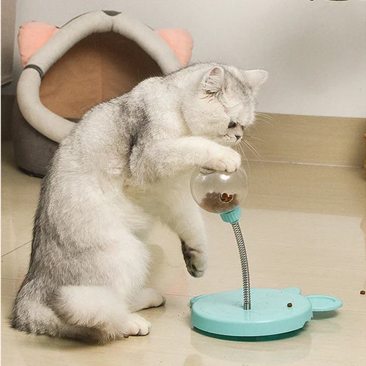 Food Leak Ball - Interactive Cat Toy | Treat Dispensing Puzzle Feeder