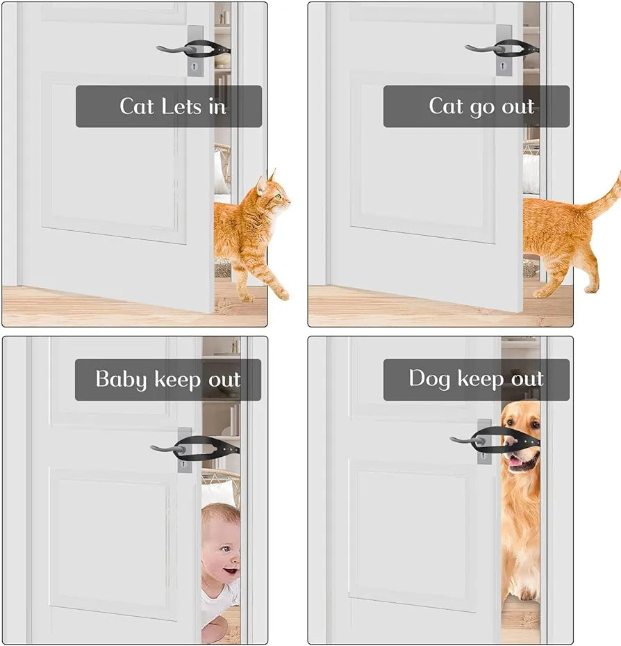 Cat Door Holder Latch | Easy Install Latch & Door Opening Protector