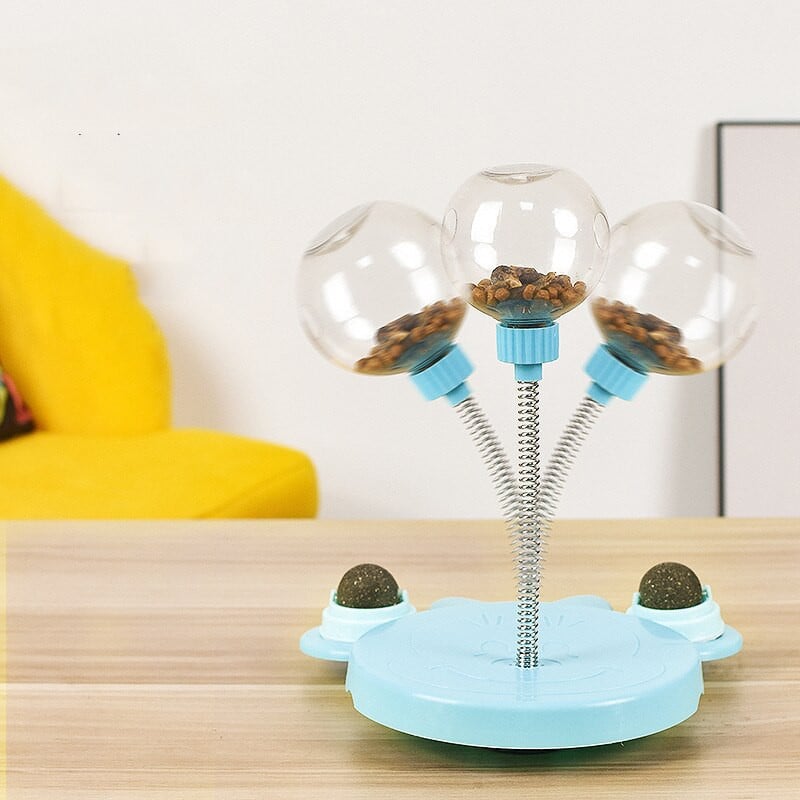 Food Leak Ball - Interactive Cat Toy | Treat Dispensing Puzzle Feeder