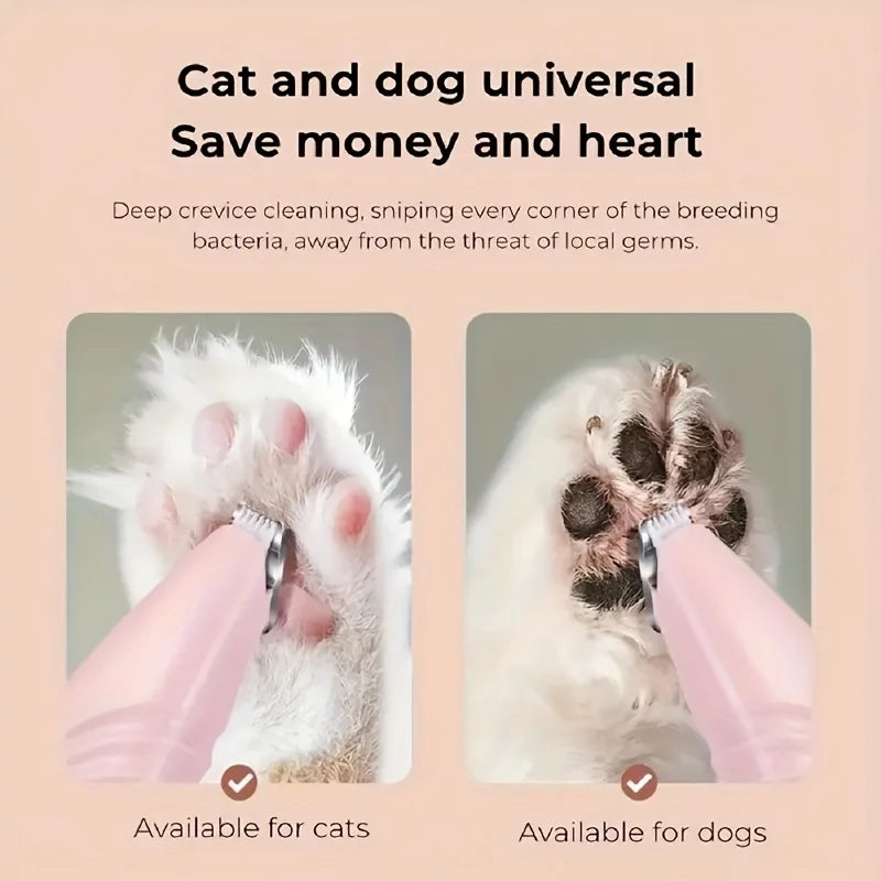 Pet Mini Trimmer – Safe Pet Grooming Tool With Mini Safety Blade For Precise Hair Trimming
