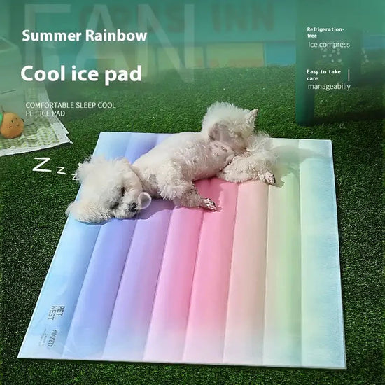 Pet Cooling Bed – Summer Ice Layer Technology Cooling Dog & Cat Mattress