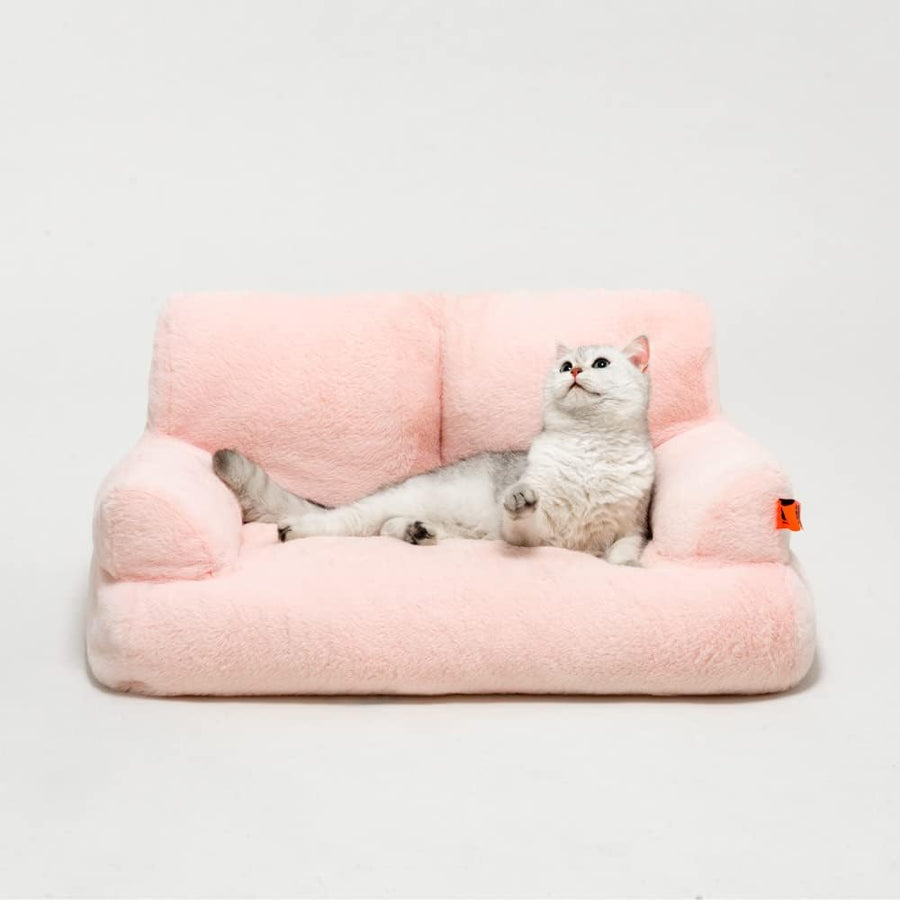 Pet Couch Bed - Washable Cat Bed with Anti Slip Bottom for Small Medium Dogs