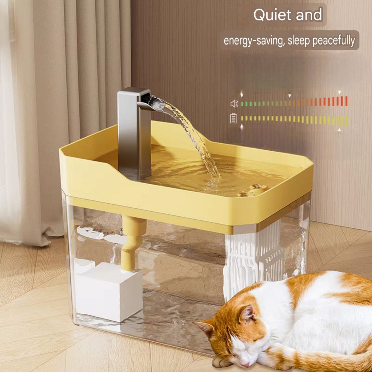 Automatic Water Dispenser - Filtered Water Fountain With Quadruple Filtration System