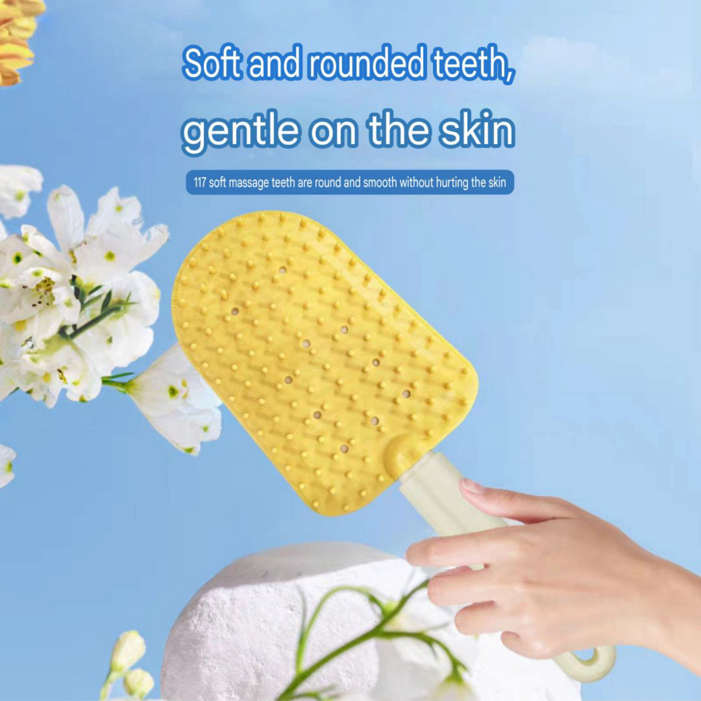Pet Massage Comb - Multifunctional Ice Cream Grooming Tool for Fur Care & Anxiety Relief