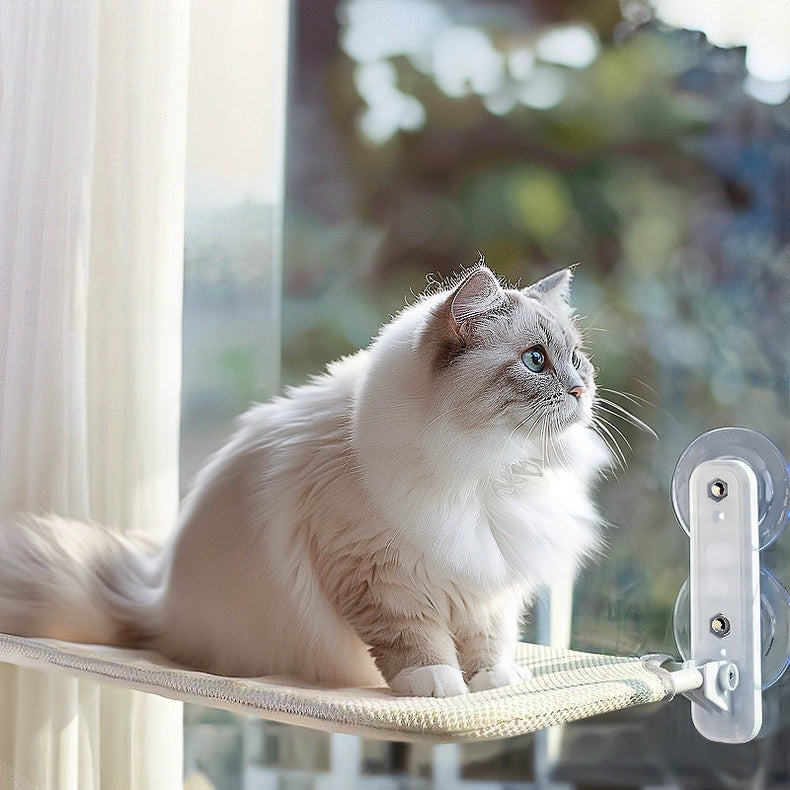 Cat Window Hammock – Durable Cat Bed With Suction Cups | Soft Cozy Lounger