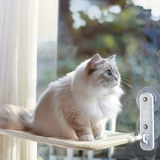Cat Window Hammock – Durable Cat Bed With Suction Cups | Soft Cozy Lounger