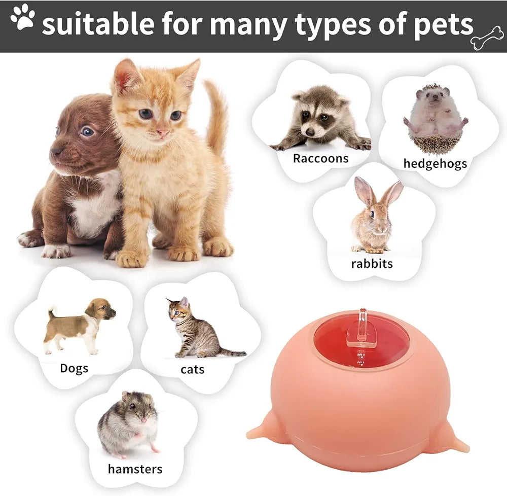 Puppy Silicone Feeder - 3 Pack Pet Feeding Bottle Kit with Safe Silicone Nipples