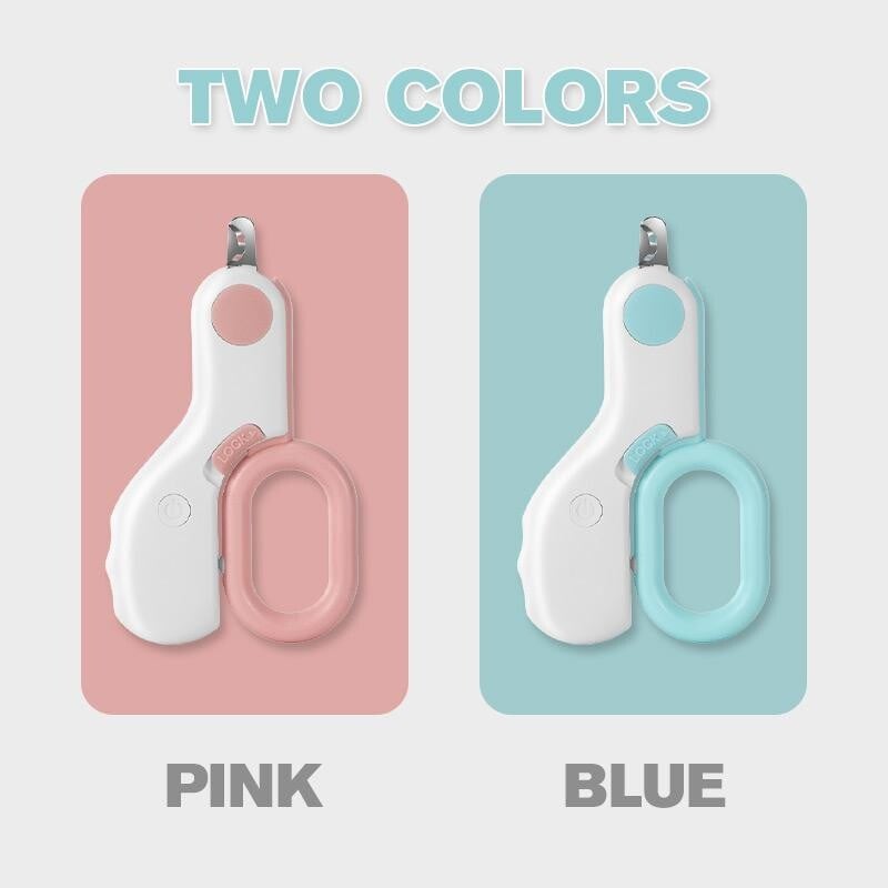 LED Pet Nail Clippers – Ergonomic Scissor Style Clippers With LED Light