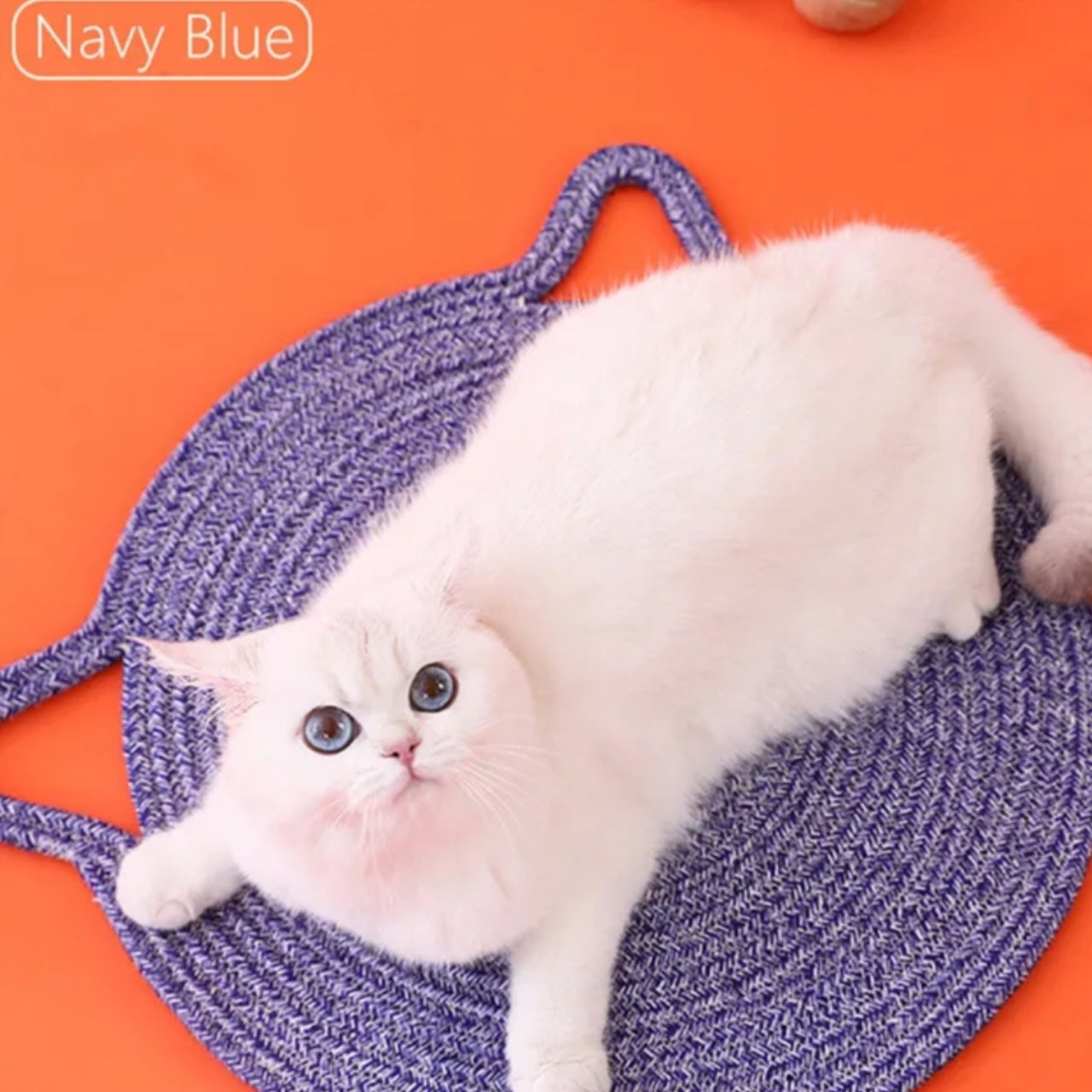 Hemp Rope Cat Scratcher - Handmade Durable Cat Scratching Board for Claw Protection