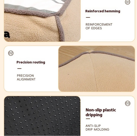 Luxury Dog Bed - Comfy Plush Pet Mattress With Durable Material & Color Options