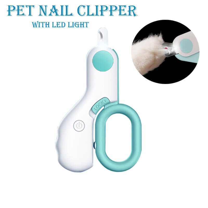 LED Pet Nail Clippers – Ergonomic Scissor Style Clippers With LED Light