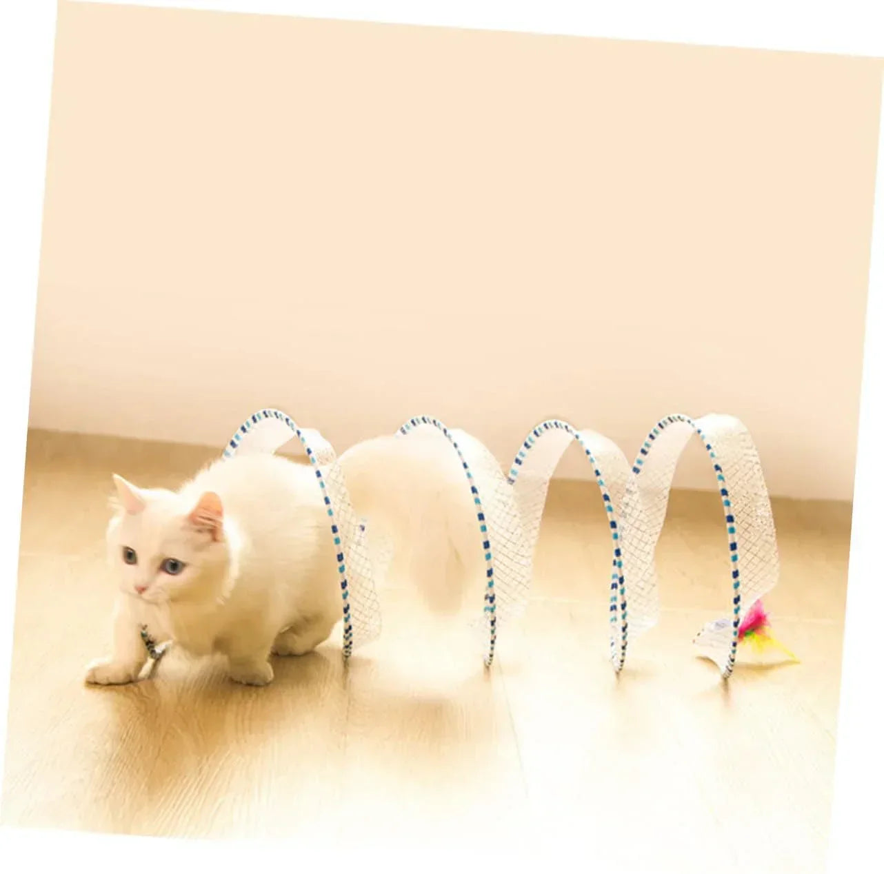 Folding Cat Tunnel – Durable Pet Toy Tunnel For Indoor Cat Playground