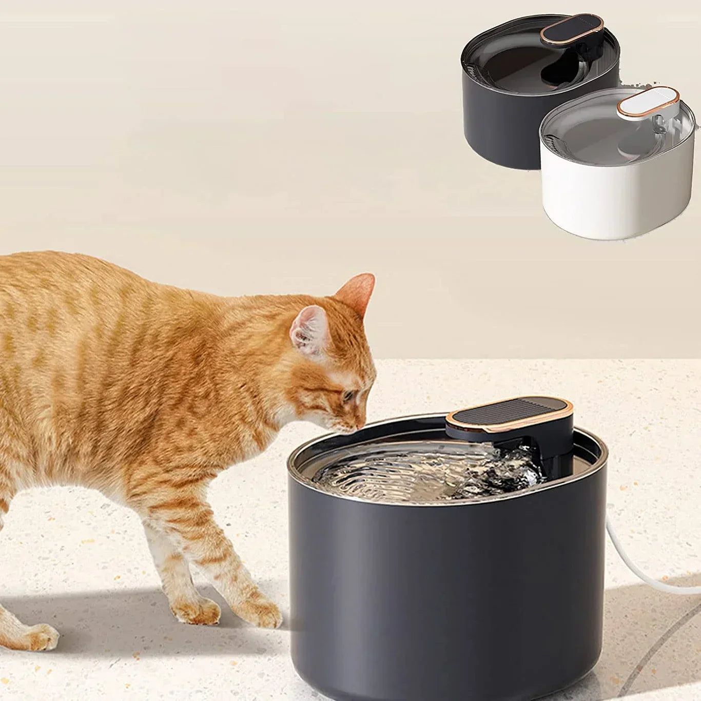 Automatic Pet Water Dispenser - 3L Circulating Water Fountain with Double Filtration