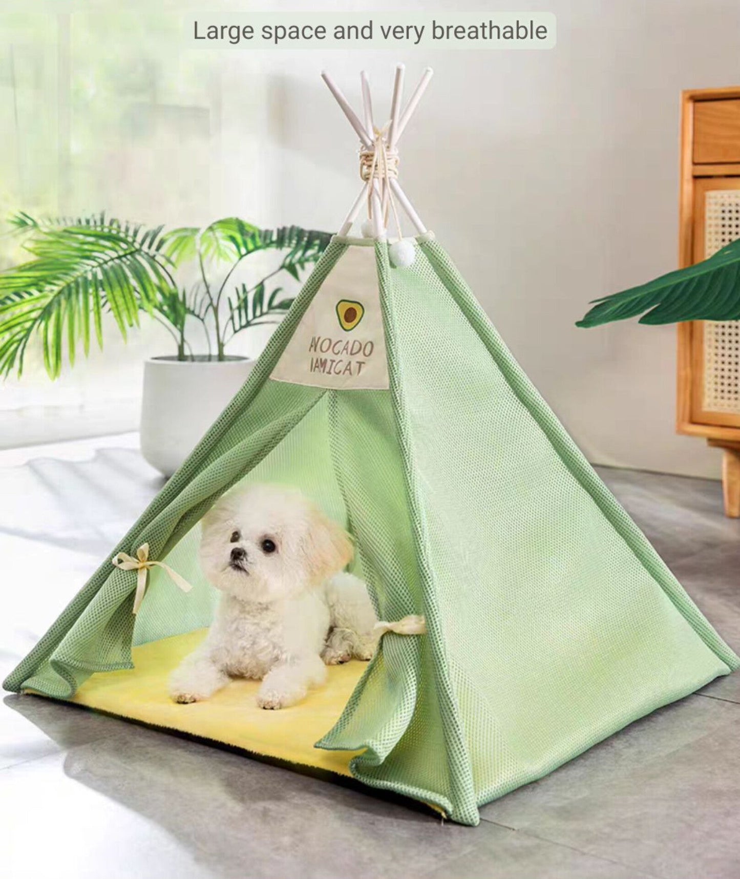 Cat Sleep Tent – Comfortable Portable Pet Sleeping Tent with Mesh Enclosure