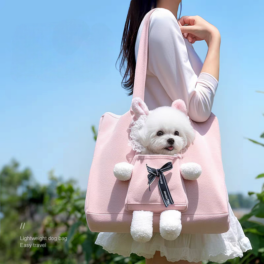 Small Pet Carrier Bag - Portable Dog Cat Travel Tote With Breathable Comfort